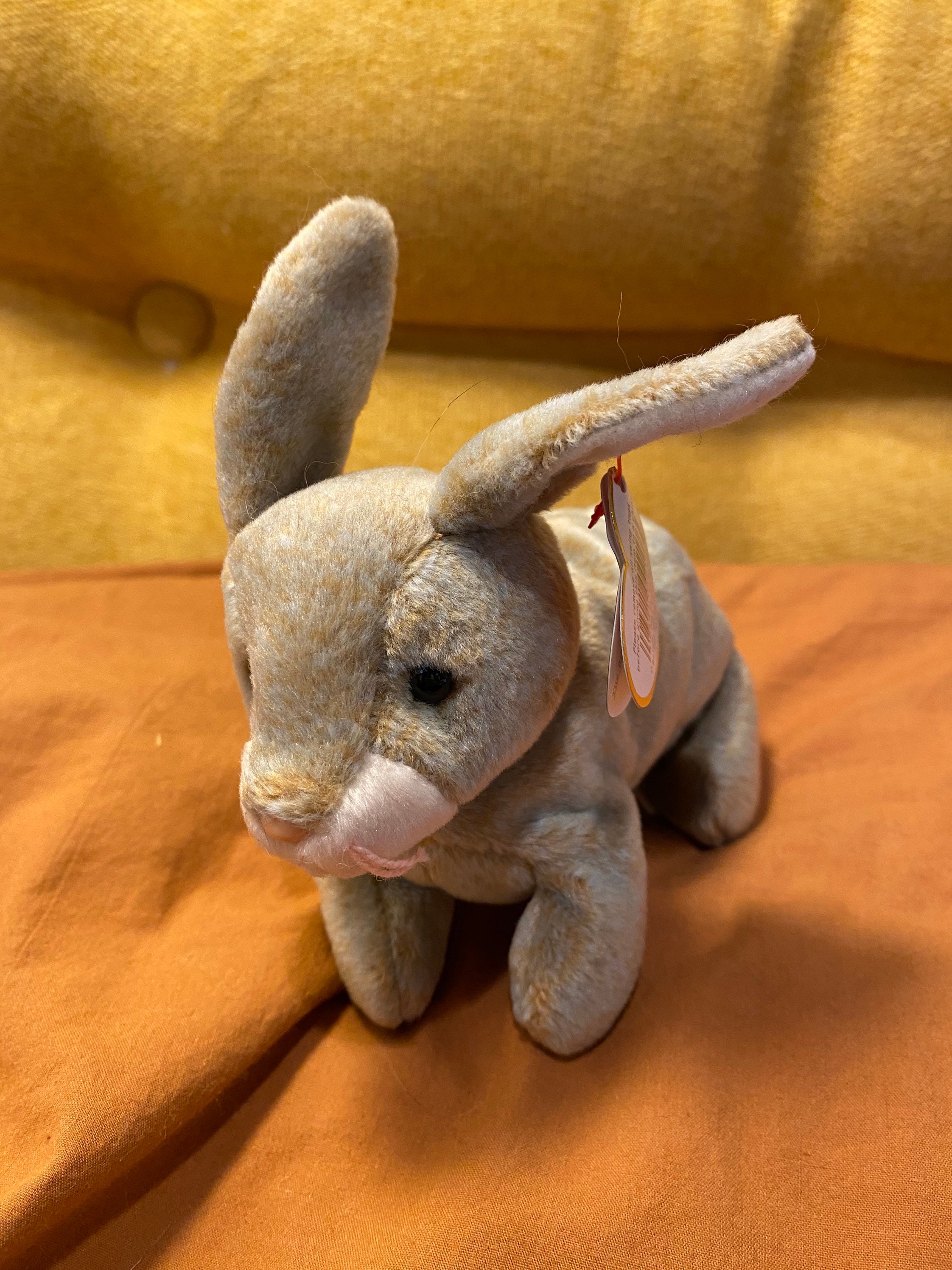 Nibbly the Bunny Rabbit Ty Beanie Baby Part of the Beanie Etsy