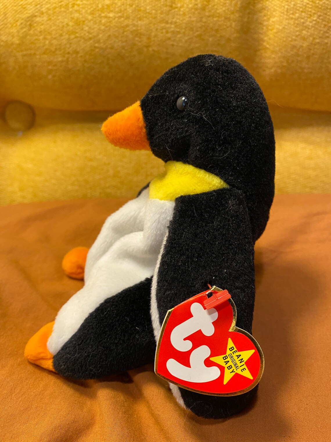 Waddle the Penguin Ty Beanie Baby Part of the Beanie Babies - Etsy