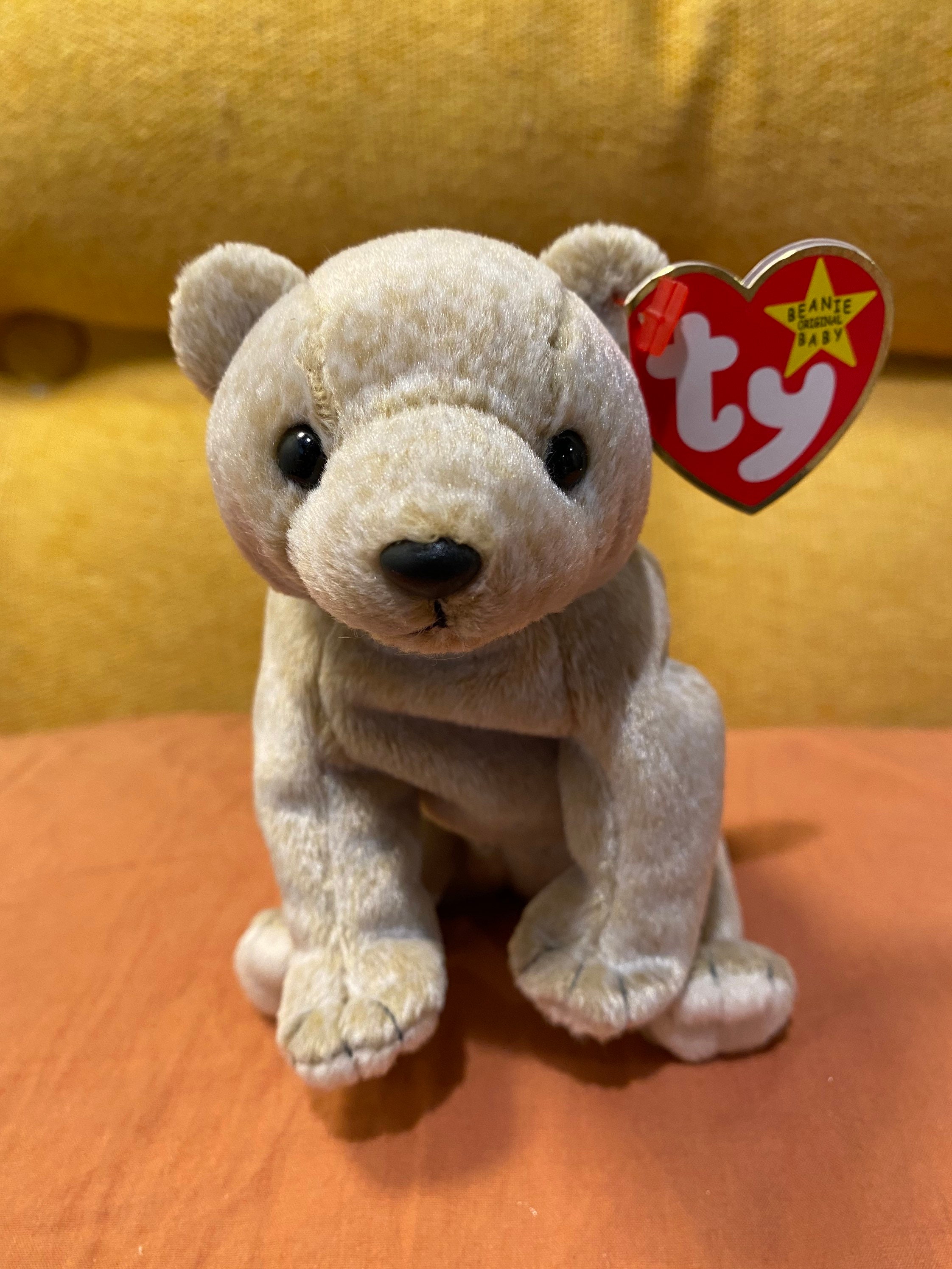 Almond the Bear Ty Beanie Baby parte de la Colección Beanie Etsy