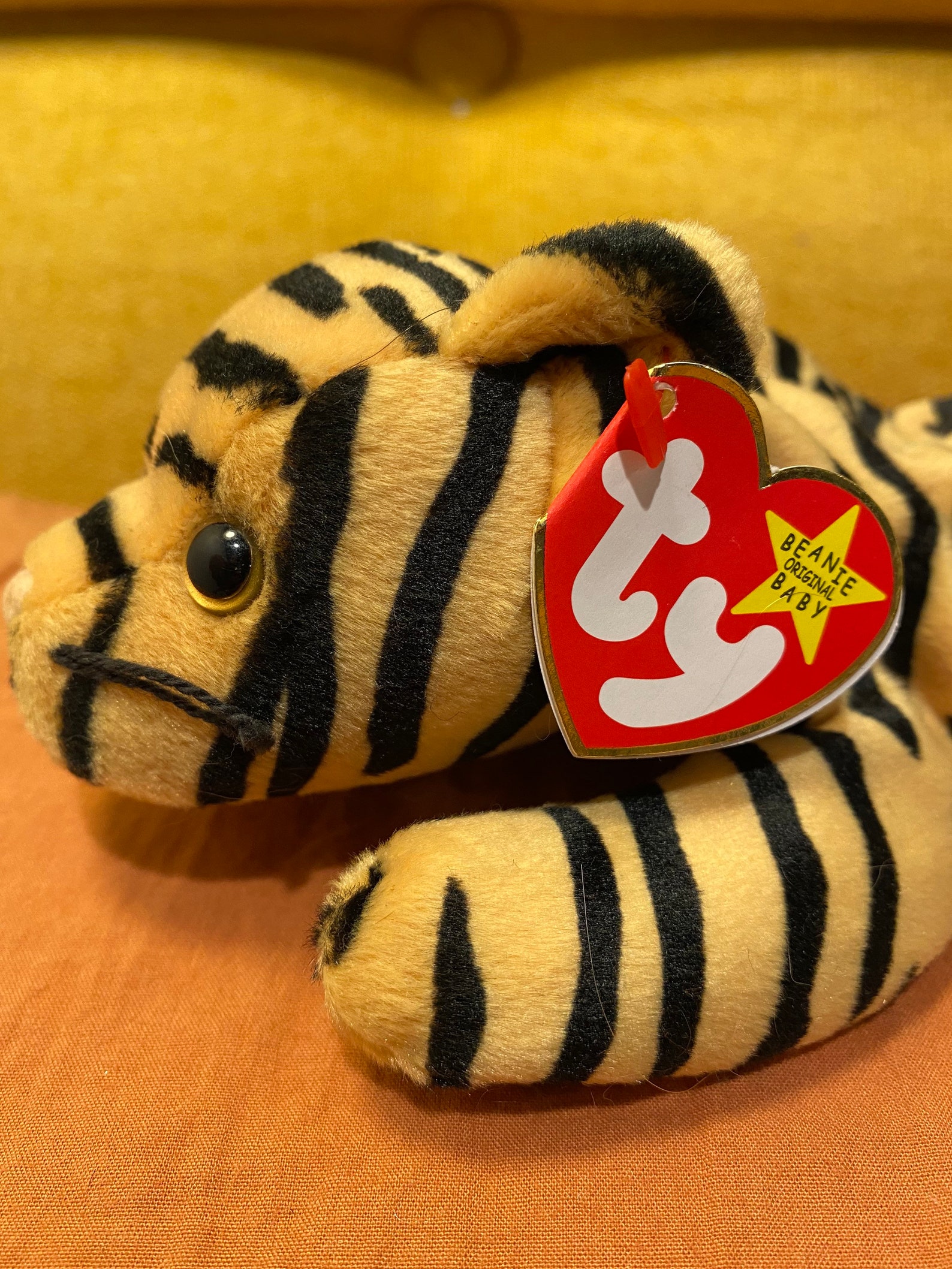 Stripes the Tiger Ty Beanie Baby partie de la collection Etsy