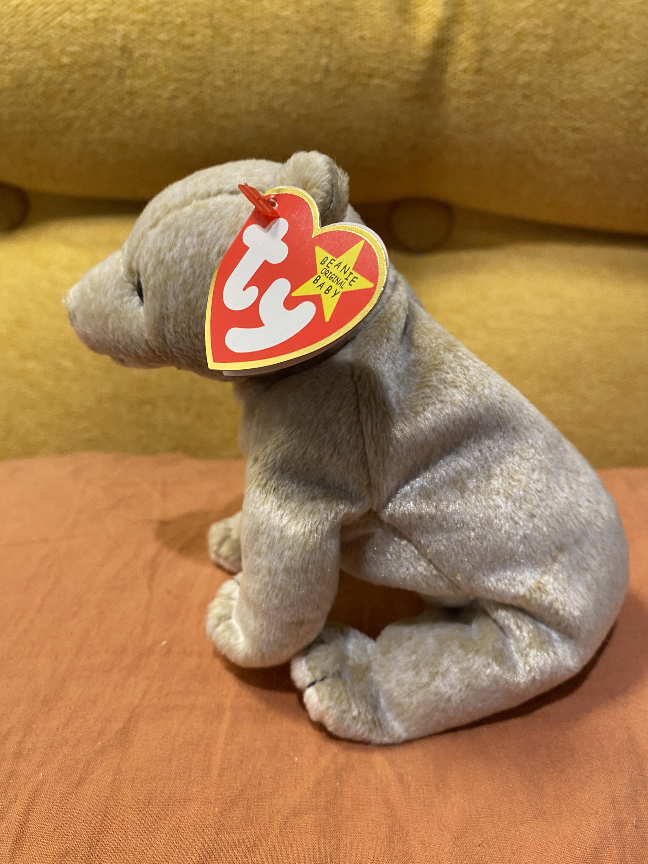 Almond the Bear Ty Beanie Baby parte de la Colección Beanie Etsy