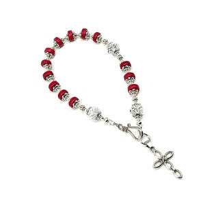 Lutheran Rosary Chaplet, Auto Loop,   Lutheran Gemstone Chaplet, Lutheran Pocket Rosary, Lutheran Gift, My Beaded Gems