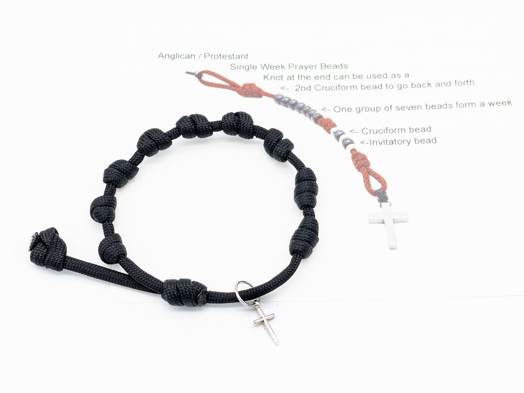 Anglican Wrist Prayer Beads Adjustable Prayer Bracelet Etsy