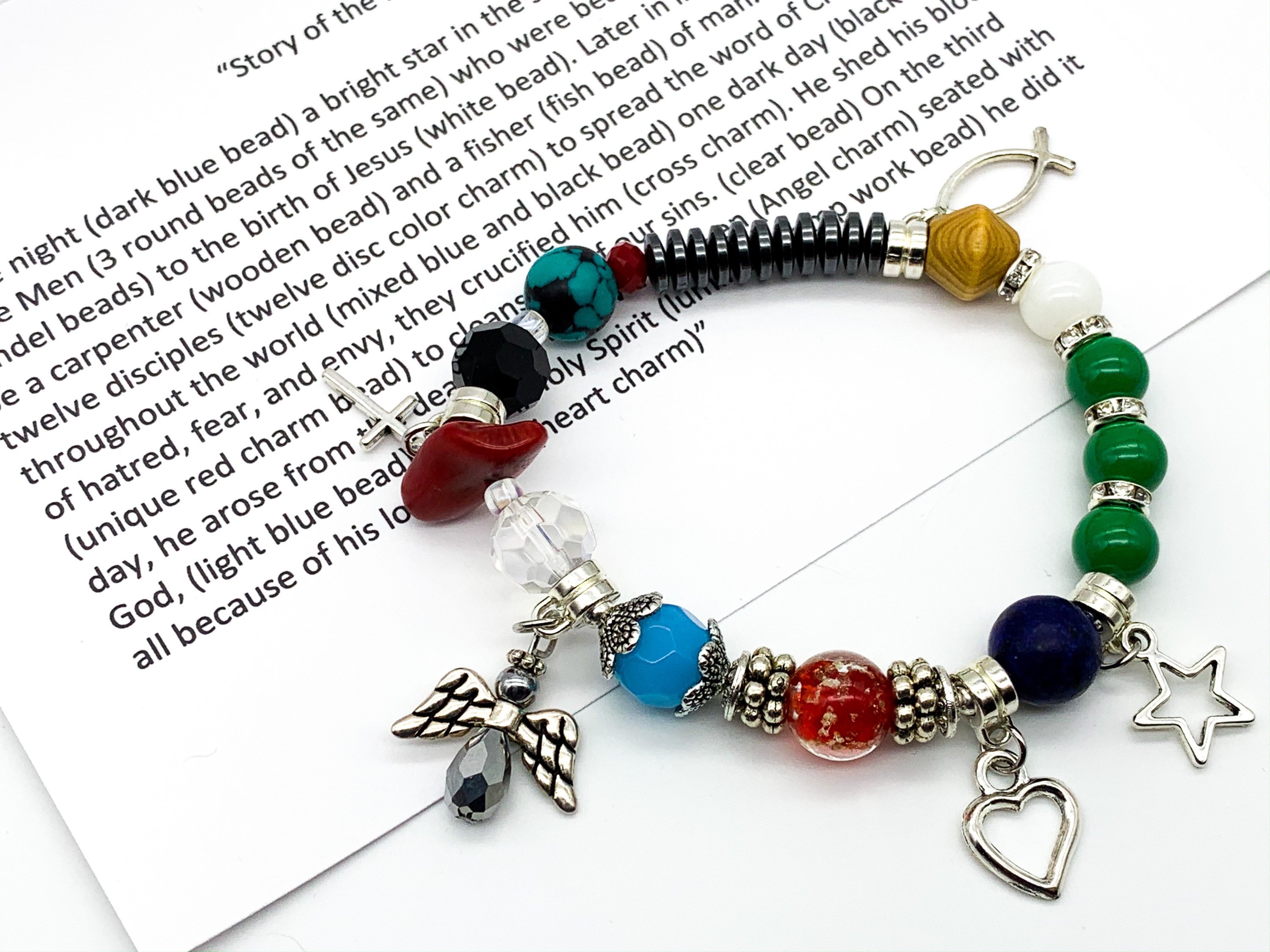 Story of Jesus Bracelet / Life of Jesus Bracelet / Christian Etsy