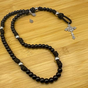 Rosary, Rosaries, Catholic, Paracord Rosary, Military Beads, 5 Decade Rosaries, Handmade, Catholic Gift, My Beaded Gems