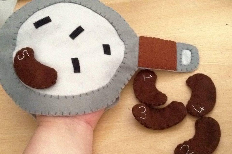 Five fat sausages hand puppet with detachable sausages Etsy