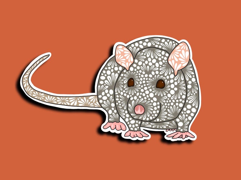Sticker Rata Peluche Rat Sticker - Etsy