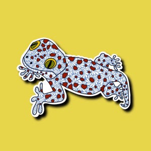Naklejka Gekon! WODOODPORNA