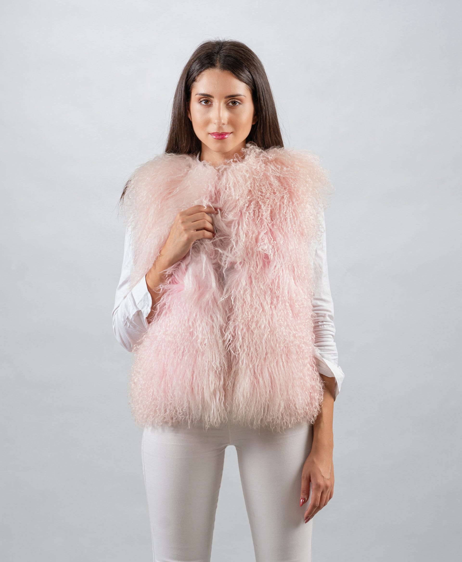 Pink Fur Vest Etsy Ireland