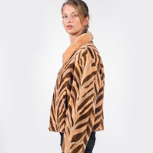 Giacca in vero visone tosato / Cappotto da donna di lusso beige e marrone / Nuovo di zecca, qualità premium / Regalo per lei di Askio Fashion Furs