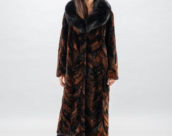 Women/Mink Coat/Handmade/Long Coat/ Extra Soft/Mink Coat/by AskioFashion furs