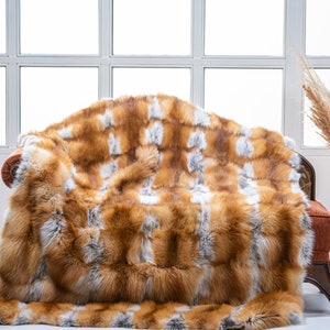 Kanadische Rotfuchsdecke in naturfarben