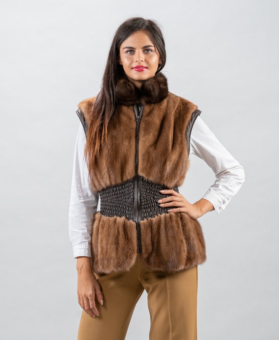 Mink outlet fur vest