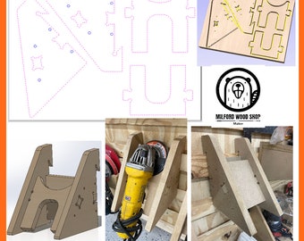 Angle Grinder French Cleat Holder – CNC Design Files