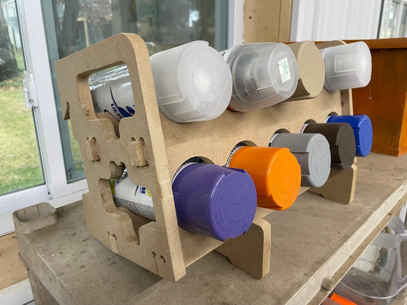 Spray Can Storage Modular French Cleat Storage With Optional Feet