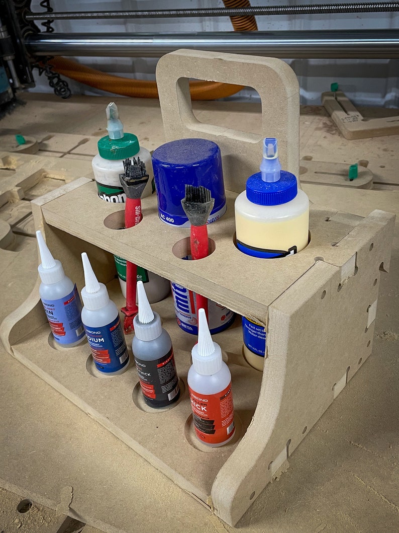 Glue Storage Caddy With Handle Modular French Cleat Storage Etsy