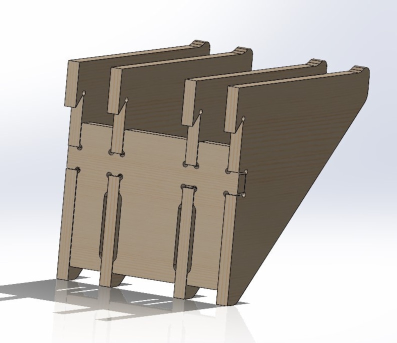 Clamp Rack Double Large Modular French Cleat Storage Design Etsy