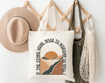 Christian Tote Bag, Catholic Gifts for Women, Reusable Grocery Bag, Ecobag, Boho Tote Bag, Religious Gifts, Bible Study, Trendy Tote Bag