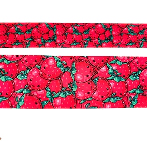 Smiling Strawberries 1.5" or 3" Ribbon