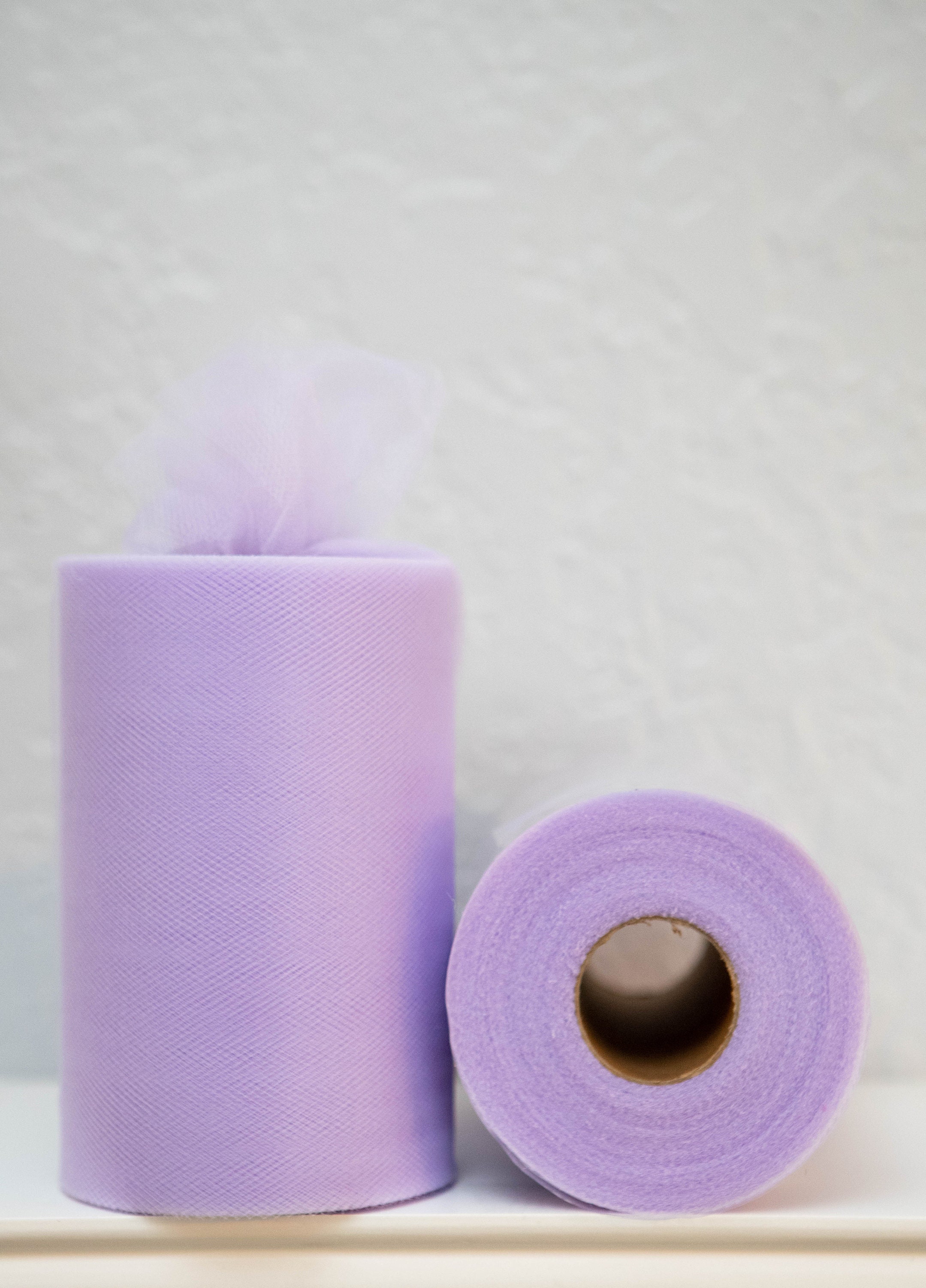 Lavender Tulle Roll, 6