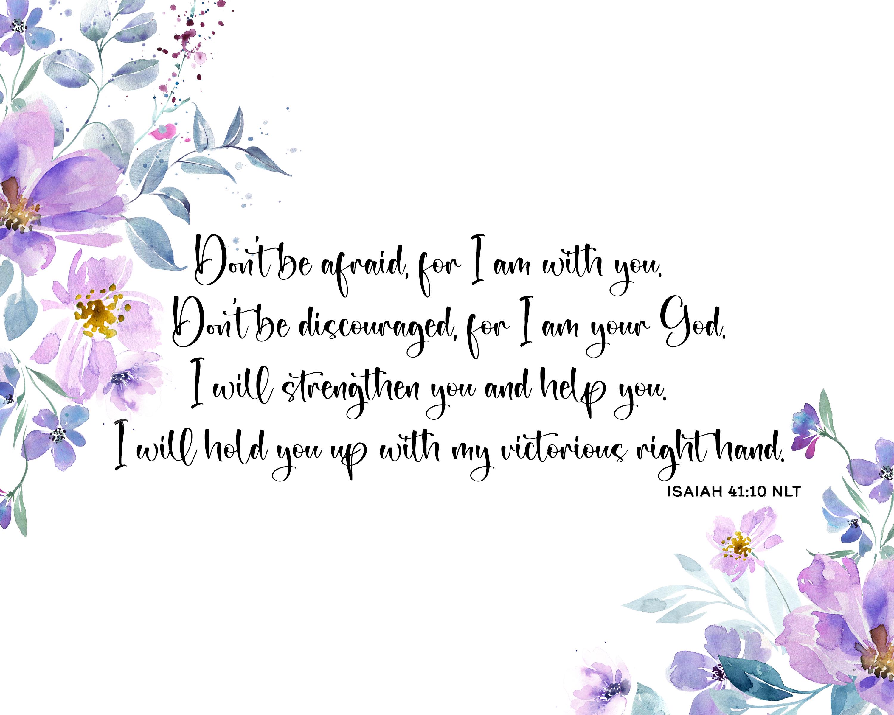 Isaiah 41 10 NLT Etsy isaiah-41-10-nlt-etsy