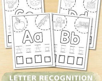Alphabet Handwriting Practice Worksheets: A-Z Trace and Write (PDF)