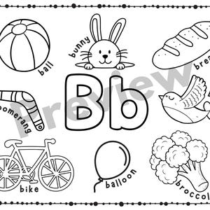 Alphabet Coloring Pages | Preschool Worksheets