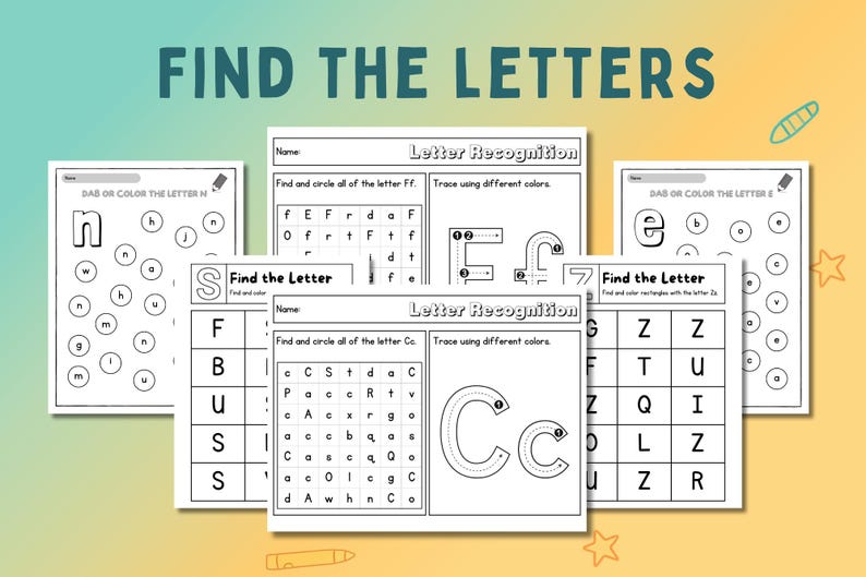 Preschool Pre-K + Kindergarten Learning Bundle | 600 Pages | Printable Activity Worksheets | Coloring | Dot To Dot | Tracing | Alphabet