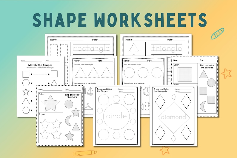 Preschool Pre-K + Kindergarten Learning Bundle | 600 Pages | Printable Activity Worksheets | Coloring | Dot To Dot | Tracing | Alphabet