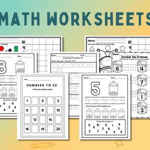 Preschool Pre-K + Kindergarten Learning Bundle | 600 Pages | Printable Activity Worksheets | Coloring | Dot To Dot | Tracing | Alphabet
