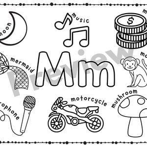 Alphabet Coloring Pages | Preschool Worksheets