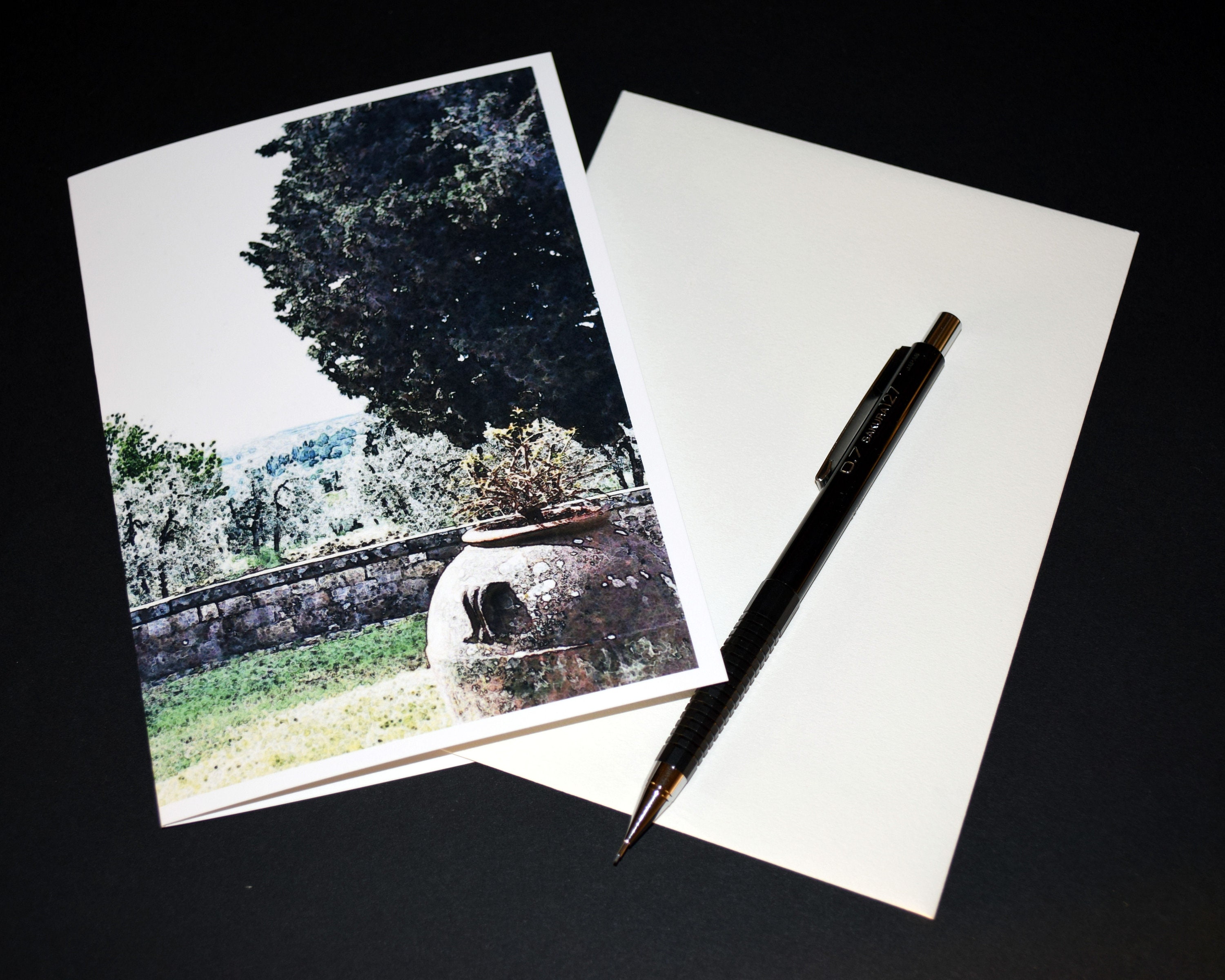 Set of 6 Italian Castle Note Cards High Quality Note Cards Etsy