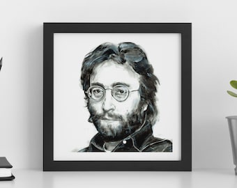Retrato de John Lennon (impresión de arte)