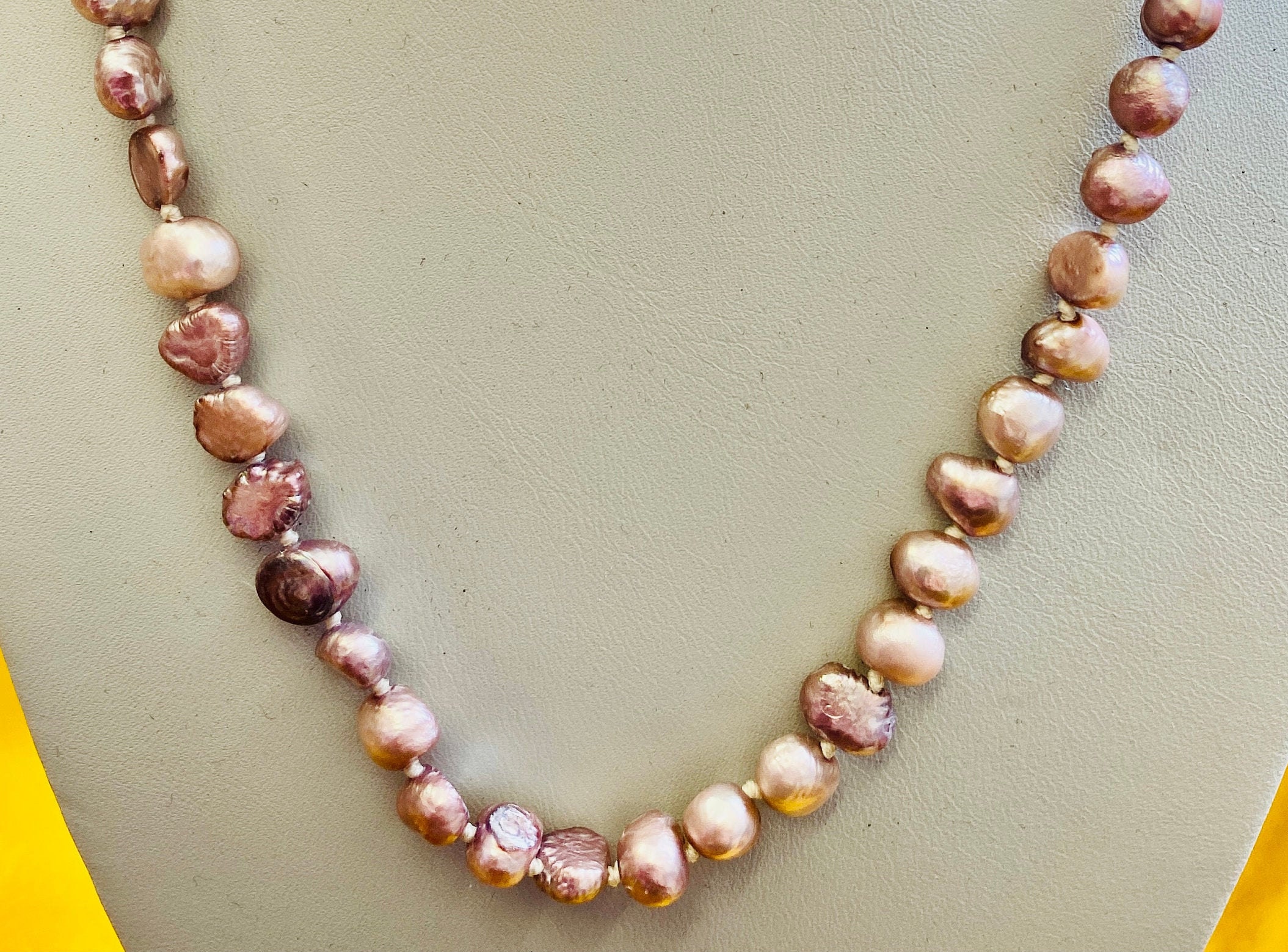 Fresh water pearl necklace | Etsy