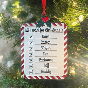 DMB Wishlist Ornament
