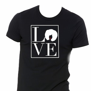 LOVE Afro Unisex Tshirt