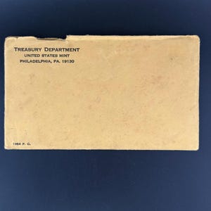 1964-P US Mint Coin Silver Proof Set with Original Mint Envelope