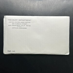 Vintage 1969 P&D US Mint Set