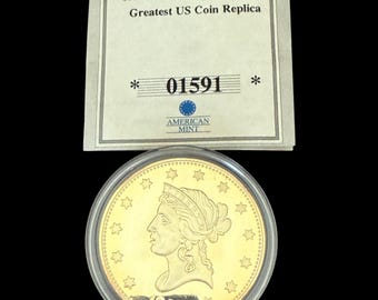 American Mint Greatest US Coin Replica 1839/8 Eagle Replica