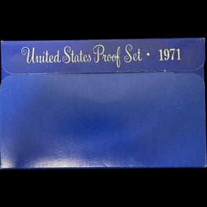 1971 US Mint Proof Set - Collectible Coins in Original Box