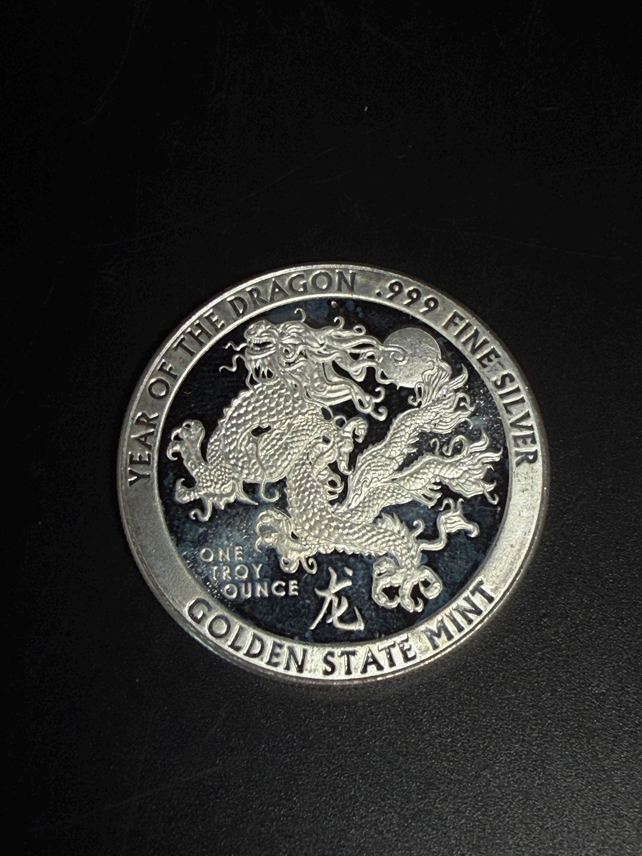 One Troy Ounce .999 Fine Silver Coin - Etsy