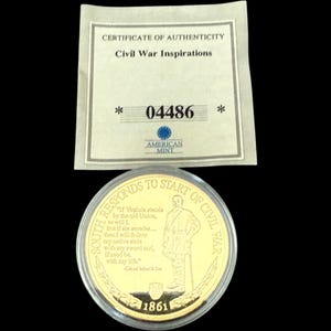 American Mint Civil War Inspirations South Responds Robert E. Lee
