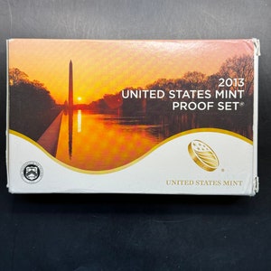 2013-S U.S. Mint 14 Coin Proof Set: Complete with Box & COA