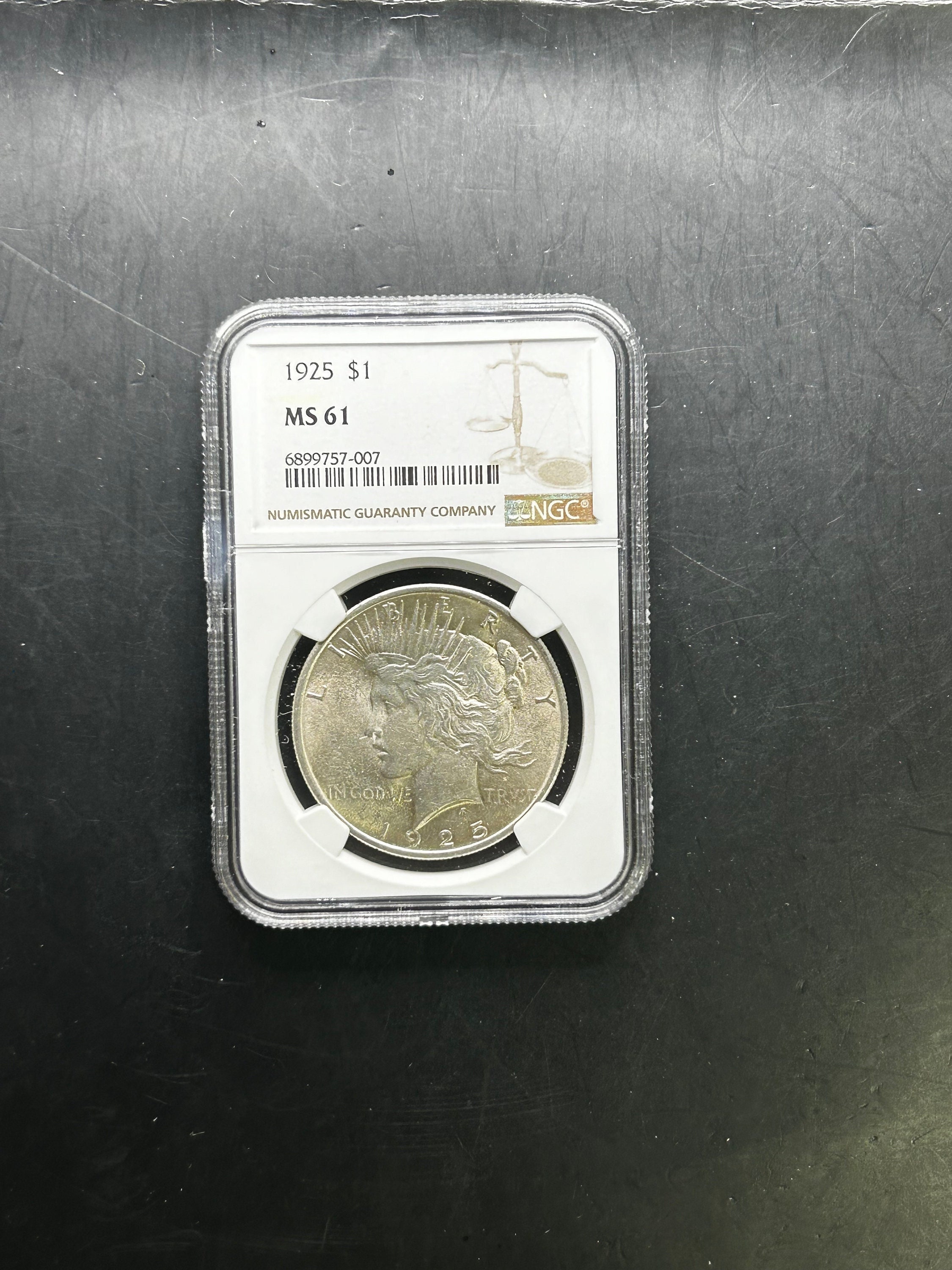 PCGS MS64 日本 S32 1957年 1円硬貨 Old 1 yen Silver Coin, 1870, Ordinary Yen, PCGS MS64 – 野崎