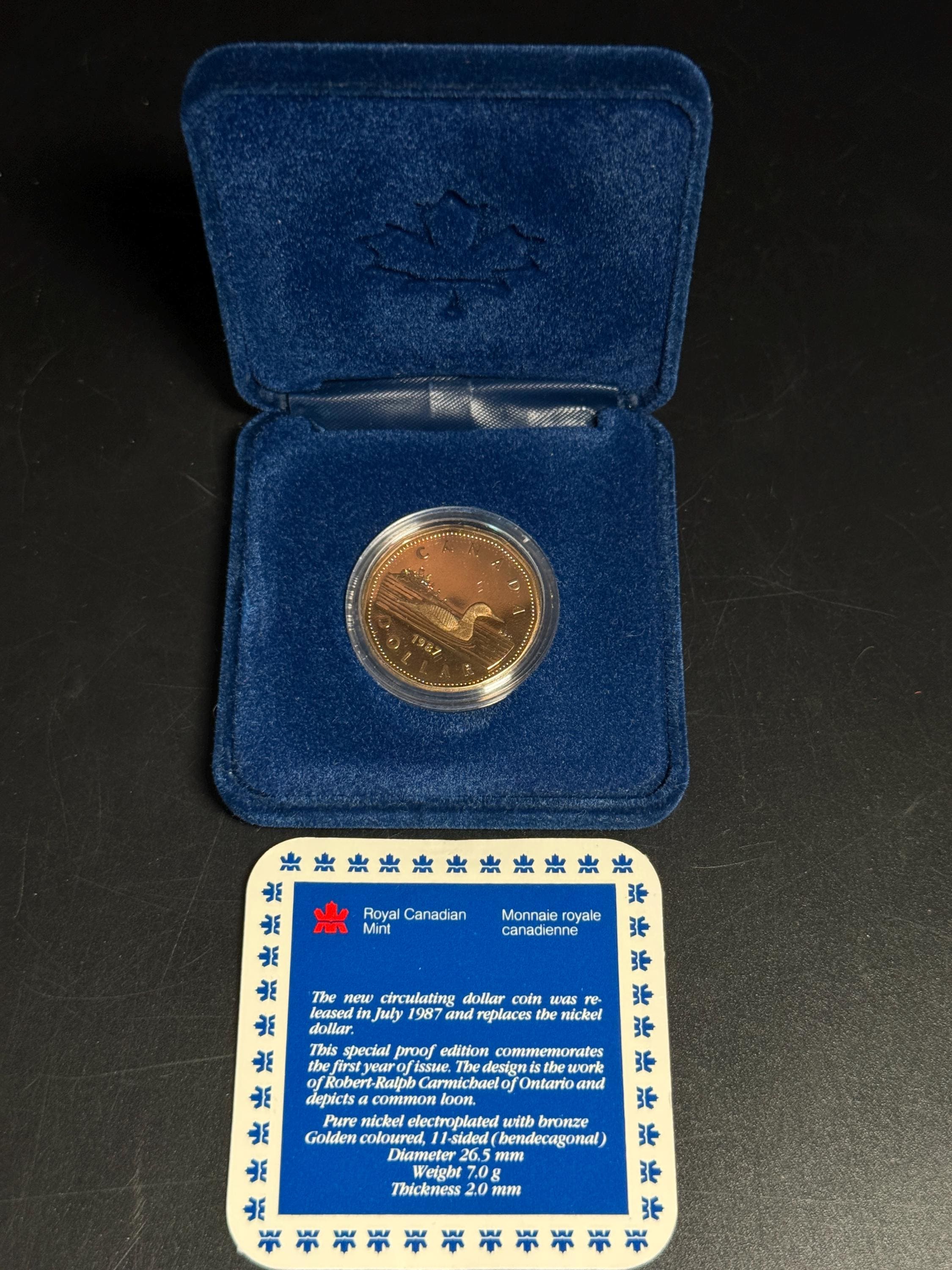 1987 Canadian Dollar - Etsy