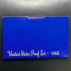 1968 US Mint Proof Set in Box