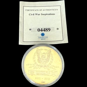 American Mint Civil War Inspirations South Responds Robert E. Lee