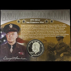 Beautiful 1972-S Silver Eisenhower Proof Dollar