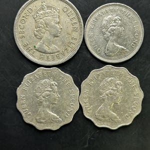 Hong Kong Coins: Lot of 4