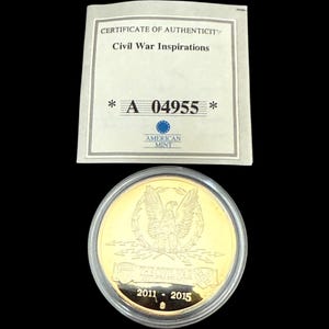 American Mint Civil War Inspirations South Responds Robert E. Lee